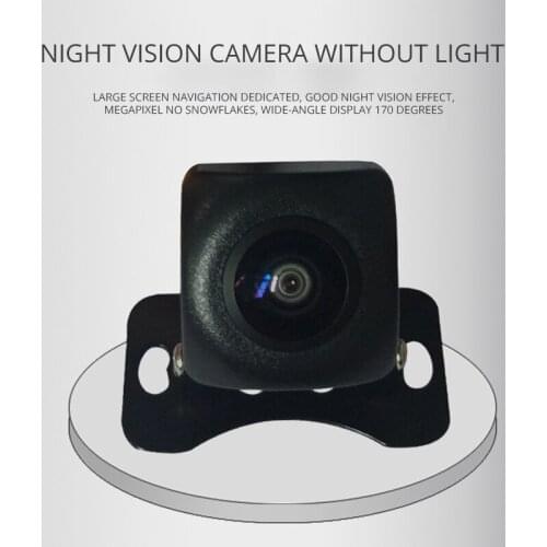 UNCOM car rear view reversing image large-screen navigation universal non-light night vision fisheye wide-angle car camera