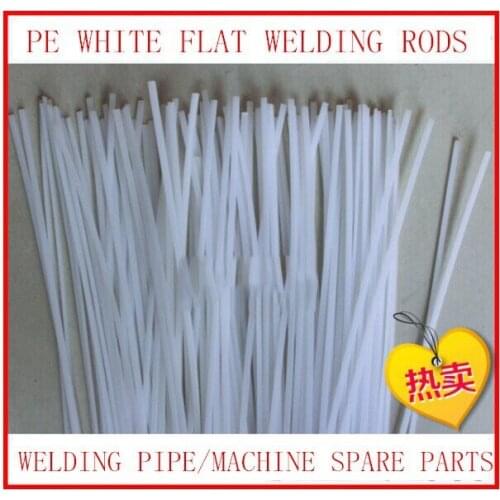 High quality White colour PE double welding rods for pipe 100pcs/lot 1pc=1meter EMS free shipping
