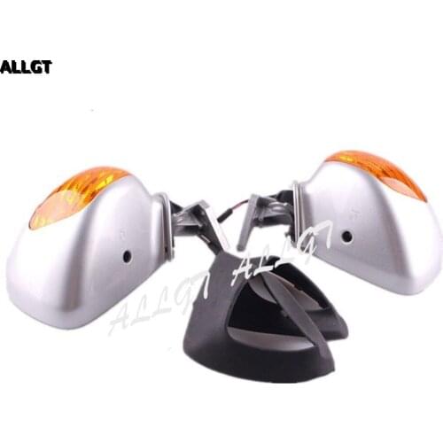 Rear View Mirror Integrated LED Turn Signal For Honda Goldwing GL1800 2001 2002 2003 2004 2005 2006 2007 2008 2009 2010 2011