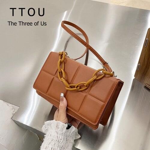 Famous Brand Cube Designer Luxury Womens Small Crossbody Bags Female 2021 Fashion Pu Leather Shoulder Handbags and Purses