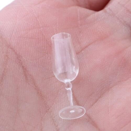1/12 Dollhouse Goblets Miniatures, Mini Wine Glasses Cups Mugs Kitchenware Tableware Dinnerware Kit