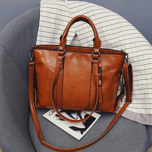 2019 Fashion Large Capacity Women Tote Bag High Quality PU Leather Female Handbags Top-Handle Bags Women Shoulder Bag bolsa