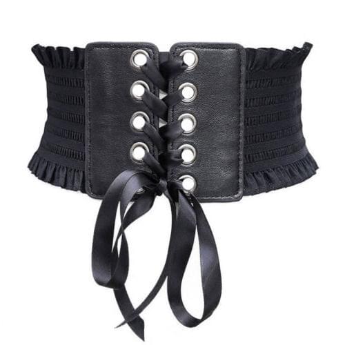 2020 HOT Women Ladies Soft Satin Bowknot Wrap Around Tie Waistband Lace Up Eyelet Cotton Corset Belt Cinch Waist Wide Dress Belt