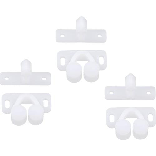 3pcs Marine Boat Ball Catch Door Cupboard Spring Roller Latch ABS Plastic