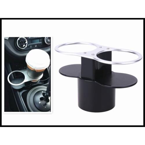 Double hole car accessories cup holder / beverage rack mounting for Mercedes Benz CLK CLA GLK ML SLK Smart Any Ca
