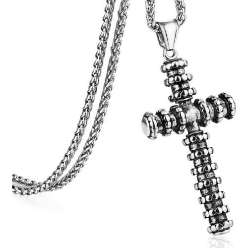 Irregular Round Stainless Steel Link Chain Necklaces for Men Women Silver Color Top Quality Hiphop/Rock Jewelry