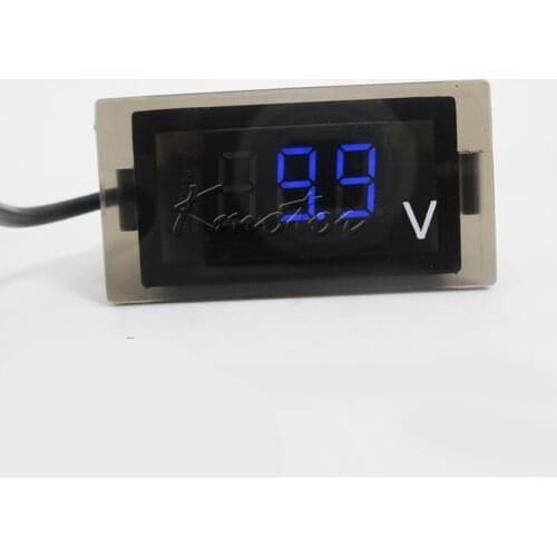 DC 8-24V Motorcycle ATV Car LED Digital Voltmeter Voltage Volt Meter Panel Monitor Gauge Universal