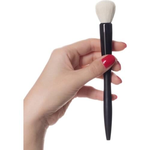 F05 Professional Handmade Makeup Brushes Soft Saibikoho Goat Hair Multi-task Contour Blush Highlighter Brush Ebony Make Up Brush