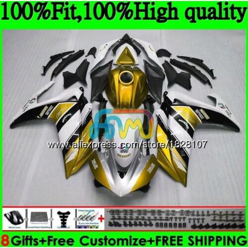 Injection For YAMAHA YZF R3 R25 R 25 YZFR25 14 15 16 17 113BS.121 YZF-R3 Golden white YZF-R25 YZFR3 2014 2015 2016 2017 Fairings