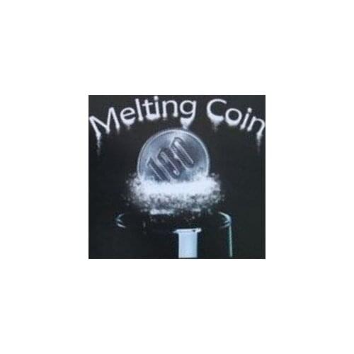 Coin Magic Melting coin - Trick, card magic,magic tricks,props comedy,mental magic