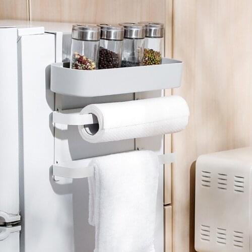 Multi-Functional Refrigerator Rack Side Shelf Multi-Layer Refrigerator Side Wall Bracket Kitchen Supplies EIG88