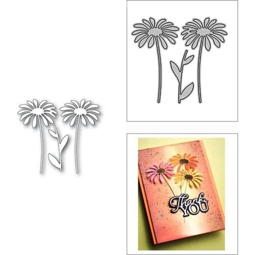 New 2021 Gerber Chrysanthemum Stems Metal Cutting Dies for DIY Scrapbooking and Card Making Decorative Embossing Craft No Stamps