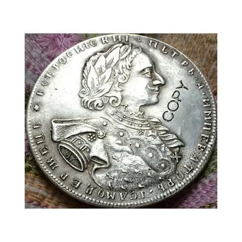 Wholesale 1723 russian coins 1 rouble copy 100% coper manufacturing old coins