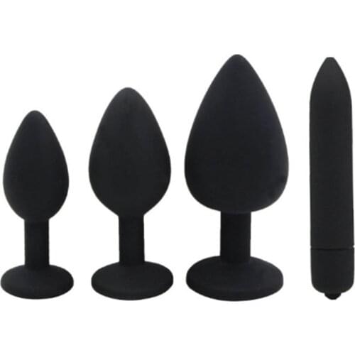 Silicone Anal Plug Vagina Clitoris Vibrator rostate Massager Vibrador Butt Plug Couple Flirting Products Sex Toys for Men Woman