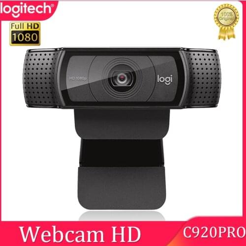 Logitech C920 Pro HD Webcam Widescreen Video Calling and Recording 1080p 30fps Autofocus Camera Double microphone Stereo audio