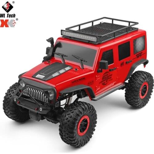 Wltoys 104311 1/10 2.4G 4WD Rc Car Rock Crawler Climbing Vehicle W/LED Light RTR Model High Speed Trucks Off-Road Trucks Toys