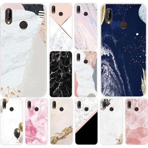 21AS marble collage print Soft Silicone Tpu Cover phone Case for Huawei Honor 20 Pro view 10 P8 P9 Mate 10 lite 2017