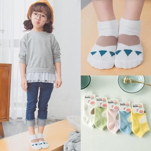 3 pairs / lot 2016 new spring summer childrensocks