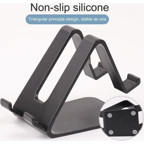 Phone Holder Anti-slip Foldable Portable Stable Phone Bracket for Mobile Phone держатель для смартфона