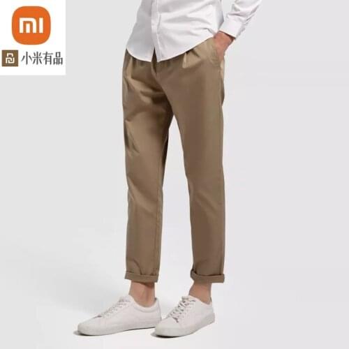 Youpin stretch cotton casual pants trend comfortable Baidu 9 points pants xiaomi youpin mens casual pants