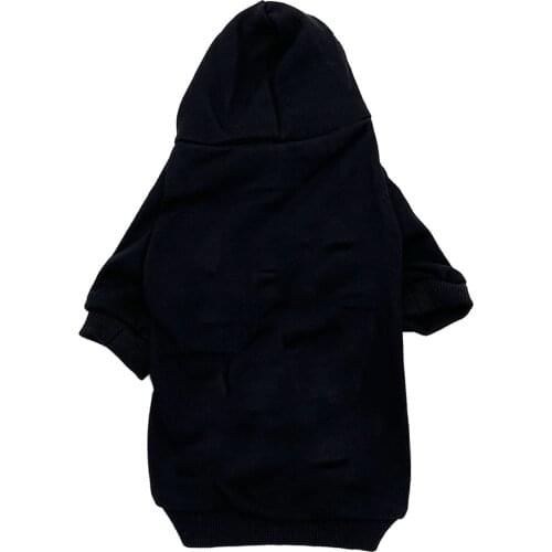 Cotton Pet Dog Hoodies for Small Dogs Funny Print Corgi Clothing French Bulldog Striped Hoodie Pug Costume Puppy Roupa Para A47