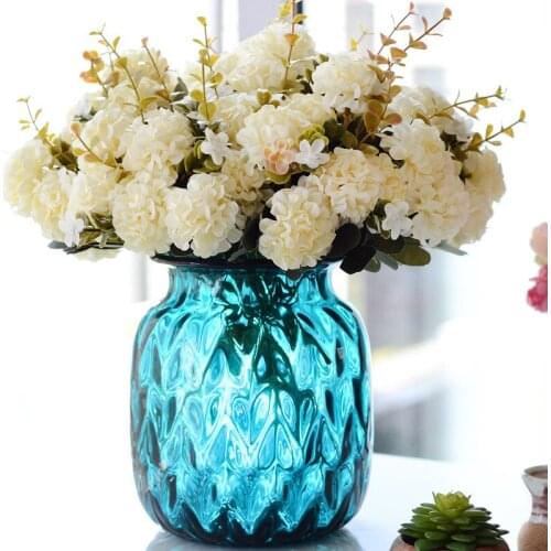 10 Head Silk Daisy Fake Flower Indoor Decoration Artificial Flowers Plastic For Bride Wedding Decoration High Quality Home Decor