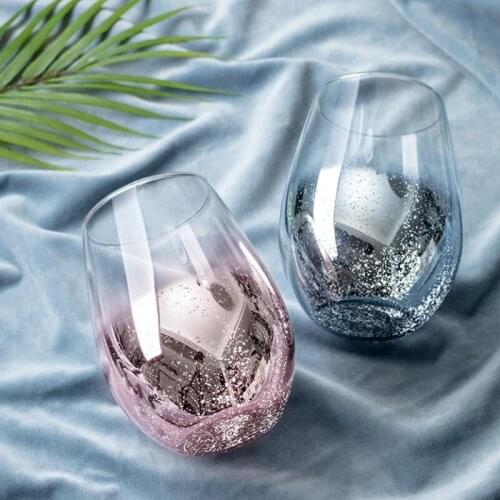 Creative 550ml Starry Sky Gradually Changes Color Coffee Cup Glass Female Household Teacup Tersonality Wine Cup Novelty Gifts