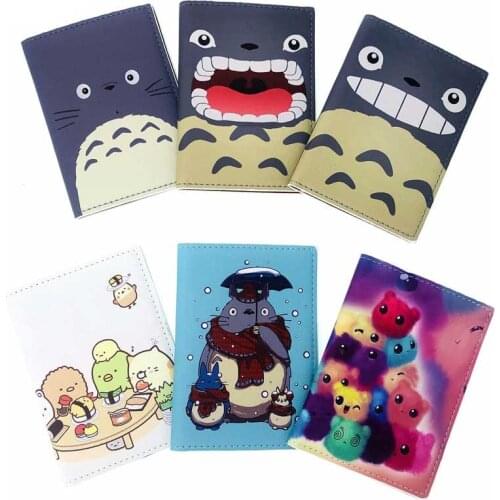 YIYOHI Cute Travel Passport Case ID Card Cover Passport Holder Protector Totoro Organizer Travel Super Quality Card Holders