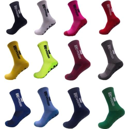 New 2021 Anti-Slip Football Socks High Quality Soft Breathable Thickened Sports Socks Running Cycling Hiking men Soccer Socks