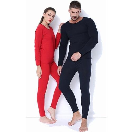 Fleece Keep Warm Winter Underwear Thick Plus Velvet Homewear Winter Thermal Underwear Men Winter Long Johns Sets