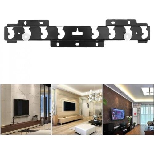 High Quality Black Universal TV Wall Mount Bracket Fixed Flat Panel TV Frame for 32-60 Inch LCD LED Monitor Flat Panel