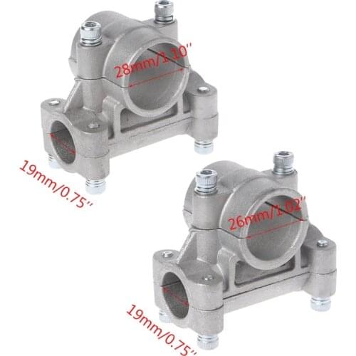 1Pc 26/28mm Handle Bracket Clamp For Grass Trimmer Brush Cutter Lawn Mower Part Dropship