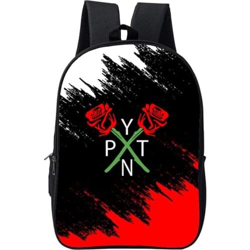 Payton Moormeier Merch Bag Women Double Layer 3D Print PYTN Printed Net Red Hot School Bags 16 Inch Back Pack Harajuku Bookbag