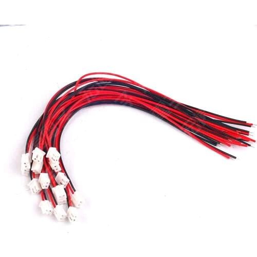 10PCS XH2.54-2P 2Pin Splice Connector Pitch 2.54mm With 30cm Line