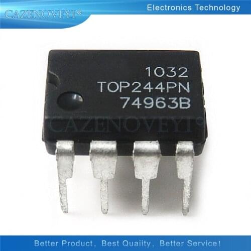 10pcs/lot TOP244PN TOP244P TOP244 DIP-7 In Stock