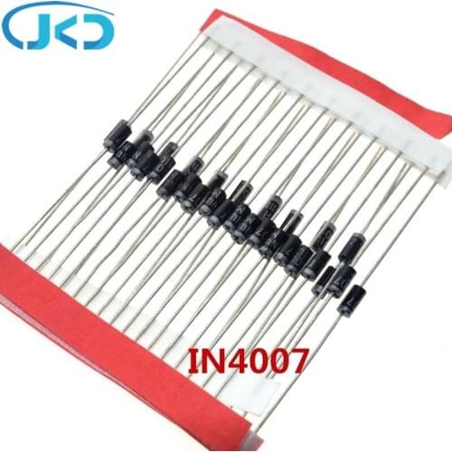 100PCS 1N4007 4007 1A 1000V DO-41 High quality Rectifier Diode IN4007 1n4007
