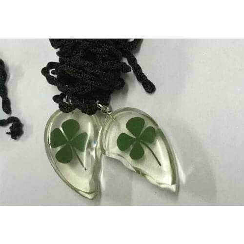FREE SHIPPING YQTDMY 15 Pair Simple Style Exquisite Four Leaf Clover Pair Design Pendant