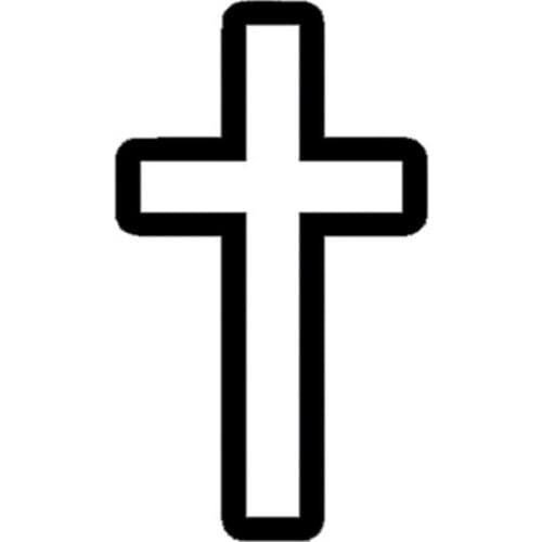 10.5cm*18.3cm CROSS GOD CHURCH RELIGIOUS JESUS Fashion Vinyl Car Sticker