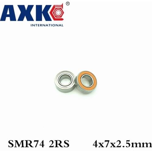 Axk 1pcs 4x7x2.5 Smr74 2rs Cb Abec7 4x7x2.5mm Stainless Steel Hybrid Ceramic Ball Bearing SMR74ZZ CB LD A7 AXK
