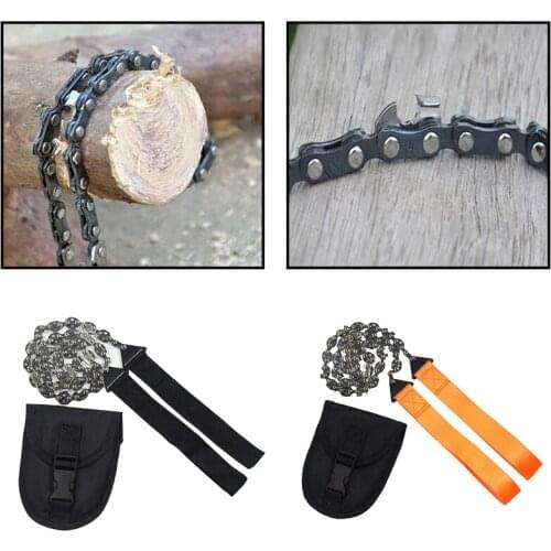 Gear Outdoor String Wire Saw Pocket Scroll Hand Stainless Steel Rope Chain Saws Travel Camping Survival Tool