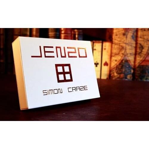 JENZO White/Black by Simon Craze Close up Magic,Mentalism Magic Tricks props gimmicks Illusion,Magia Toys Classic Magie