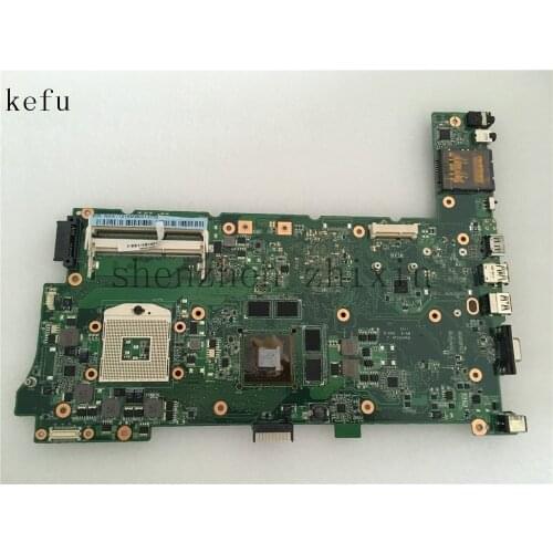 KEFU For ASUS N73SV Laptop motherboard REV.2.0 PGA989 3 RAM SLOT With GT540M Graphic DDR3 Full test