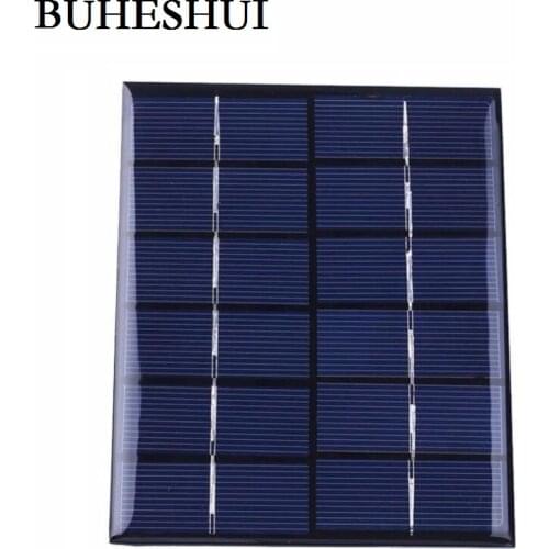 BUHESHUI 24pcs 6V 330mA 2W Mini Solar Panels Small Solar Power 3.6v Battery Charge Solar Led Light Solar Cell Drop Free Shipping