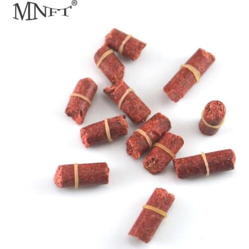 MNFT Red Carp Smell Lure Grass Carp Bait Insect Elastic Particle Rods Sizes S L