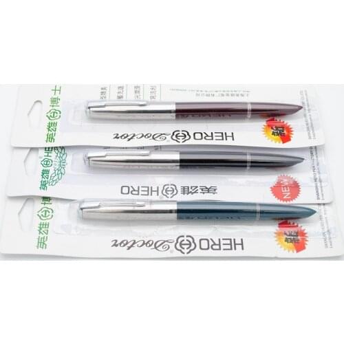 Hero 616 Jumbo Size Fountain Pen F Nib Ink Pen