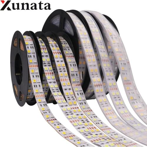5050 LED Strip DC 12V 24V RGB RGBW RGBWW IP21 IP65 IP67 Waterproof 120leds/m 60leds/m LED Light Lamp 5m