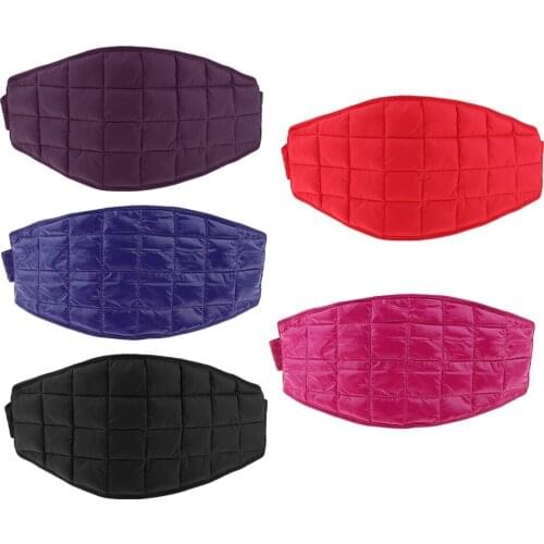 Unisex Warm Soft Duck Down Waist Warmer Kidney Supports Thermal Waistband Stomach Warming Protector Wrap Back Brace Band