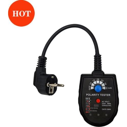 Voltage Test Socket Detector Rcd Test Leakage Detector Polarity Tester Phase Check Plug Socket Tester Neutral Circuit Tester