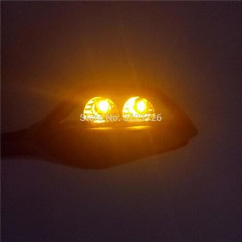 For Kawasaki Ninja ZX-10R ZX10R 2011 2012 2013 2014 2015 Black Rear View Mirrors wing mirror with Turn Signals 11-15