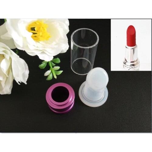 1 Set Bullet Shape DIY Lipstick Silicone Mold 12.1mm Easy Make Lipstick Mould Decorating
